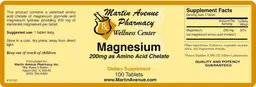 Magnesium 200 mg as Amino Acid Chelate