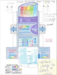Label for Centrum Silver Women 50+