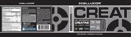 Label for COR-Performance Creatine Unflavored