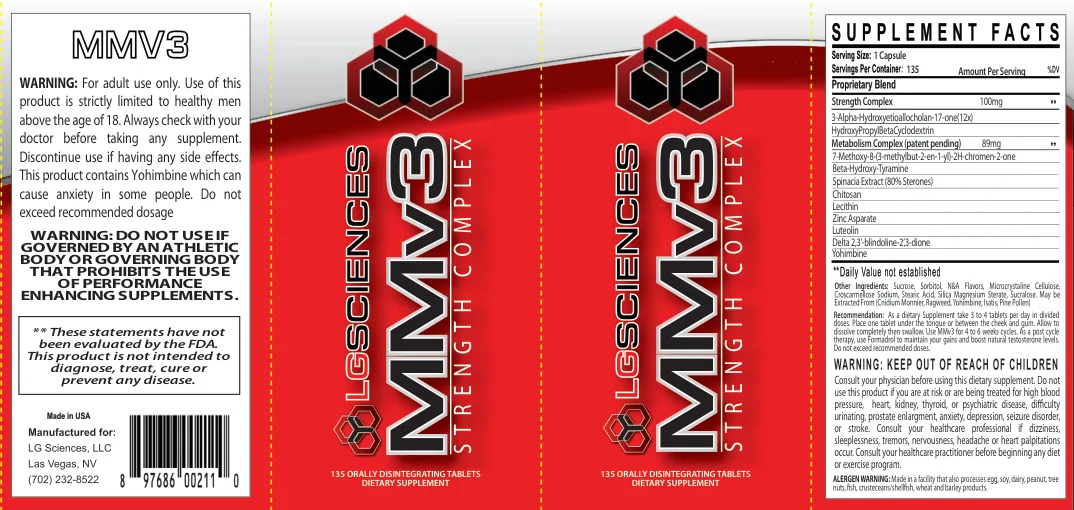 Label for MMV3 Strength Complex