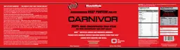 Label for Carnivor Chocolate