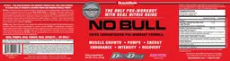 Label for No Bull Fruit Punch