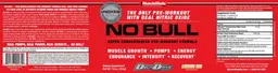 Label for No Bull Lemon Ice
