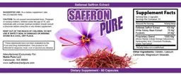 Label for Saffron Pure