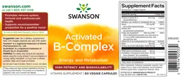 Label for Activated B-Complex High Potency and Bioavailability