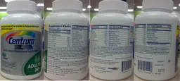 Label for Centrum Silver Adults 50+