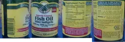 Label for Enteric Coated Fish Oil Mini Softgels 1290 mg