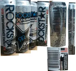 Label for Rockstar Xdurance Blueberry-Pomegrante-Acai