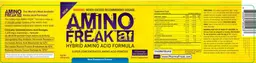 Label for Amino Freak AF Blue Raspberry Flavour