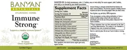 Label for Immune Strong