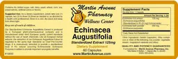 Label for Echinacea Angustifolia