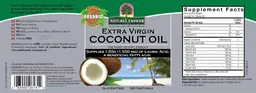 Label for Extra Virgin Coconut Oil