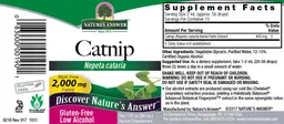Label for Catnip