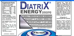 Label for Energy Drops