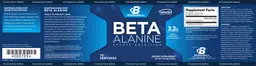 Label for Beta Alanine 3.2 g