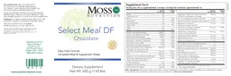 Label for Select Meal DF Chocolate