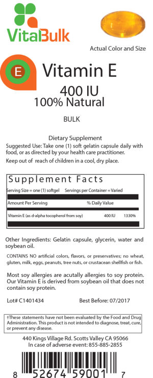 Vitamin E 400 IU Softgel
