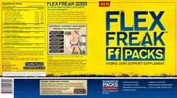 Label for Flex Freak Ff Packs
