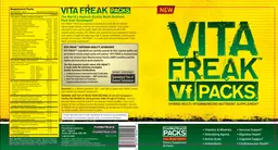 Label for Vita Freak Vf Packs