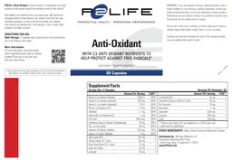 Label for Anti-Oxidant