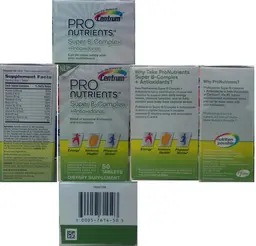 Label for Super B-Complex + Antioxidants