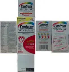 Label for Centrum Specialist Heart
