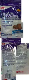 Label for Calcium Soft Chews Caramel