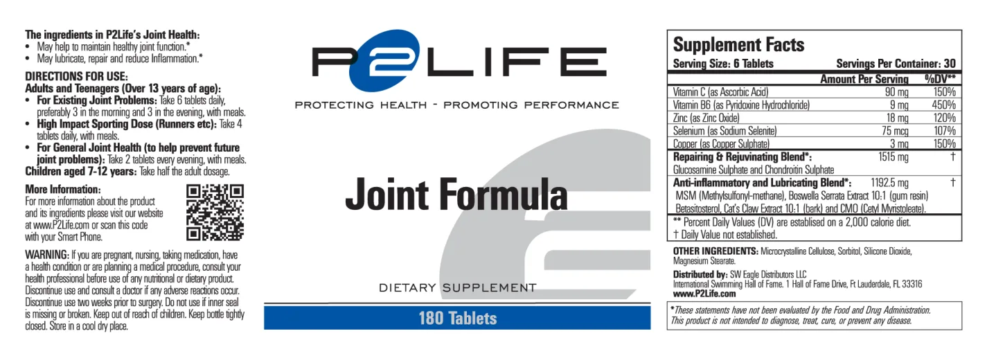 Label for Joint Formula