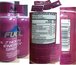 Fuel 7 Hour Energy Shot Fruit Flavor