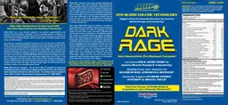 Label for Dark Rage Fruit Punch