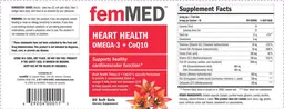 Label for Heart Health Omega-3 + CoQ10