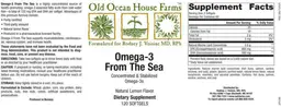 Label for Omega-3 From The Sea Natural Lemon Flavor