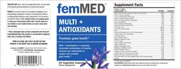 Label for Multi + Antioxidants
