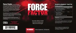 Label for Force Factor