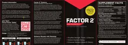 Label for Factor 2 Pre-Workout