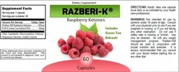 Label for Raspberry Keytones