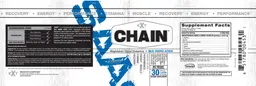 Label for Chain Blue Raspberry