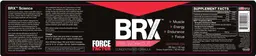 Label for BRX Body Rush X Pre-Workout Watermelon