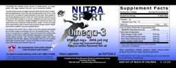 Label for Omega-3