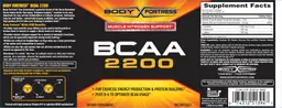 Label for BCAA 2200