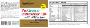 ProGreens Energy with NTFactor