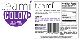 Label for TeaMi Colon