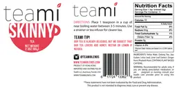 Label for Skinny Tea