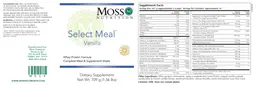 Label for Select Meal Vanilla