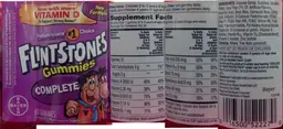 Label for Flintstones Gummies Complete