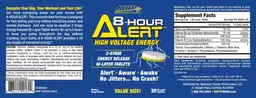 Label for 8-Hour Alert