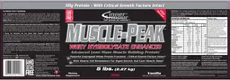 Label for Muscle-Peak Vanilla