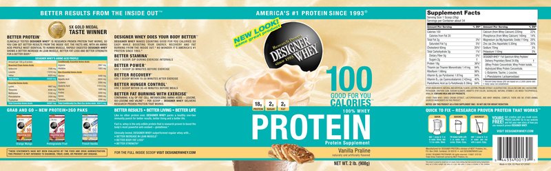 Designer Whey Vanilla Praline