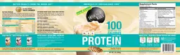 Label for Designer Whey Vanilla Praline