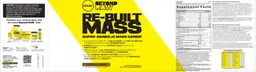 Label for Re-Built Mass Cookies & Cream